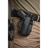 Holster táctico universal con clip de cinturón y liberación rápida — imagen 4 de 4