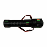 Linterna LED T180 con 3 modos, zoom e indicador digital de batería — imagen 1 de 3