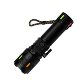 Lámpara LED recargable con corta soga, zoom y efecto patrulla — imagen 1 de 6