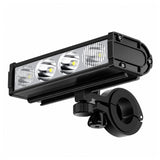Barra LED de 180 grados para bicicleta con pantalla digital de batería — imagen 1 de 6