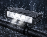 Barra LED de 180 grados para bicicleta con pantalla digital de batería — imagen 6 de 6
