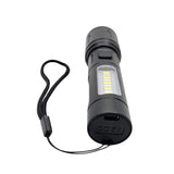 Linterna LED con efecto patrulla, zoom ajustable y 6 modos de luz — imagen 2 de 4