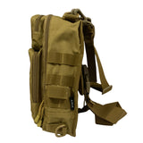 Mochila sling militar EDC caqui de 6.55 litros con sistema MOLLE — imagen 3 de 7
