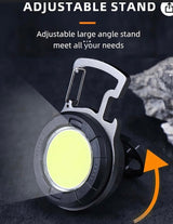 Linterna LED recargable con 4 modos de luz y destapador integrado — imagen 2 de 5