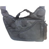 Mochila táctica cruzada con sistema molle en negro o caqui — imagen 3 de 4