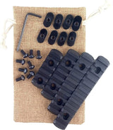 Set de cuatro rieles Picatinny de polímero de 20 mm — imagen 3 de 3