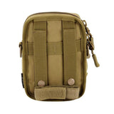 Mochila pequeña cruzada con sistema molle en color caqui — imagen 4 de 6