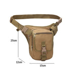 Riñonera tipo bolso para muslo en color negro — imagen 6 de 6