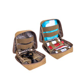 Bolsa botiquín táctico con sistema molle en color caqui — imagen 1 de 5