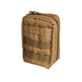 Bolsa botiquín táctico con sistema molle en color caqui — imagen 2 de 5
