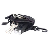 Mini bolsa EDC con mosquetón giratorio porta llaves en negro — imagen 2 de 5