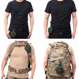 Mini bolsa EDC con mosquetón giratorio porta llaves en negro — imagen 3 de 5