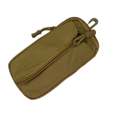 Bolsa militar porta celular con sistema MOLLE en negro, verde y caqui — imagen 4 de 5