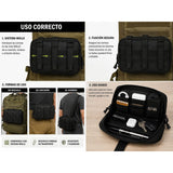Bolsa táctica EDC con sistema molle para organizar accesorios — imagen 4 de 6