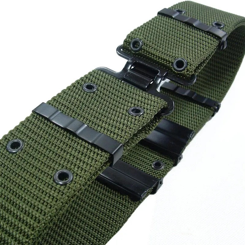 Cinturón fajilla táctico en verde militar sin tirantes