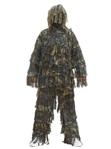 Traje camuflaje de exterior con pantalón, chamarra y gorro verde — imagen 1 de 6