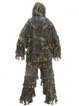Traje camuflaje de exterior con pantalón, chamarra y gorro verde — imagen 2 de 6