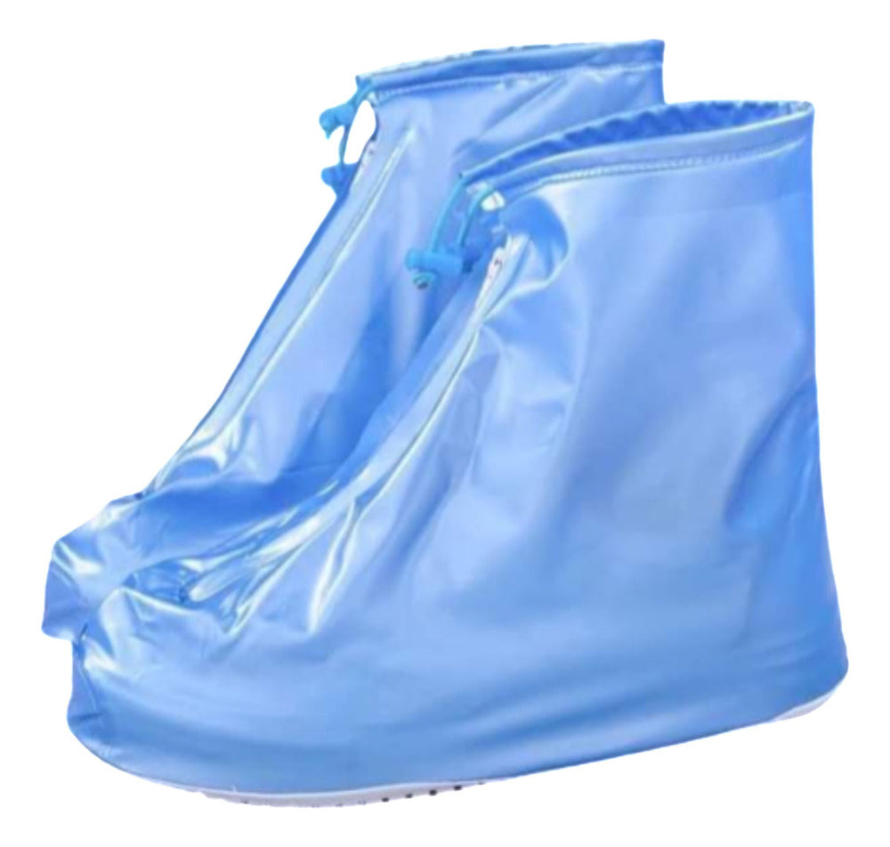 Cubre calzado impermeable color azul para lluvia