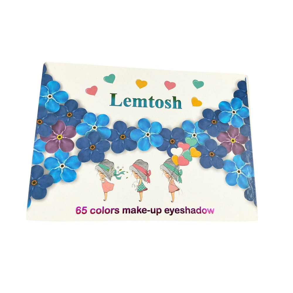 Paleta de sombras de maquillaje con 65 colores
