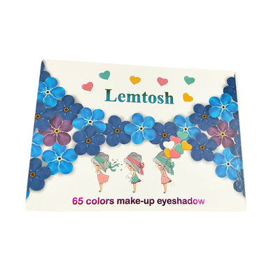 Paleta de sombras de maquillaje con 65 colores