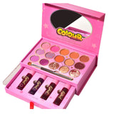 Set de sombras en 15 tonos y labiales en 4 tonos para maquillaje — imagen 2 de 4