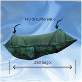 Hamaca para camping con mosquitero para descanso al aire libre — imagen 4 de 5