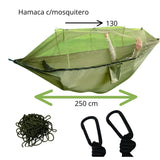 Hamaca con mosquitero integrado para descansar en camping — imagen 2 de 6