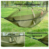 Hamaca con mosquitero integrado para descansar en camping — imagen 3 de 6