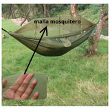 Hamaca con mosquitero integrado para descansar en camping — imagen 4 de 6