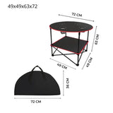 Mesa plegable multifuncional para camping y picnics al aire libre — imagen 3 de 8