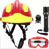 Casco de rescate con linterna y gafas de protección integradas — imagen 2 de 2