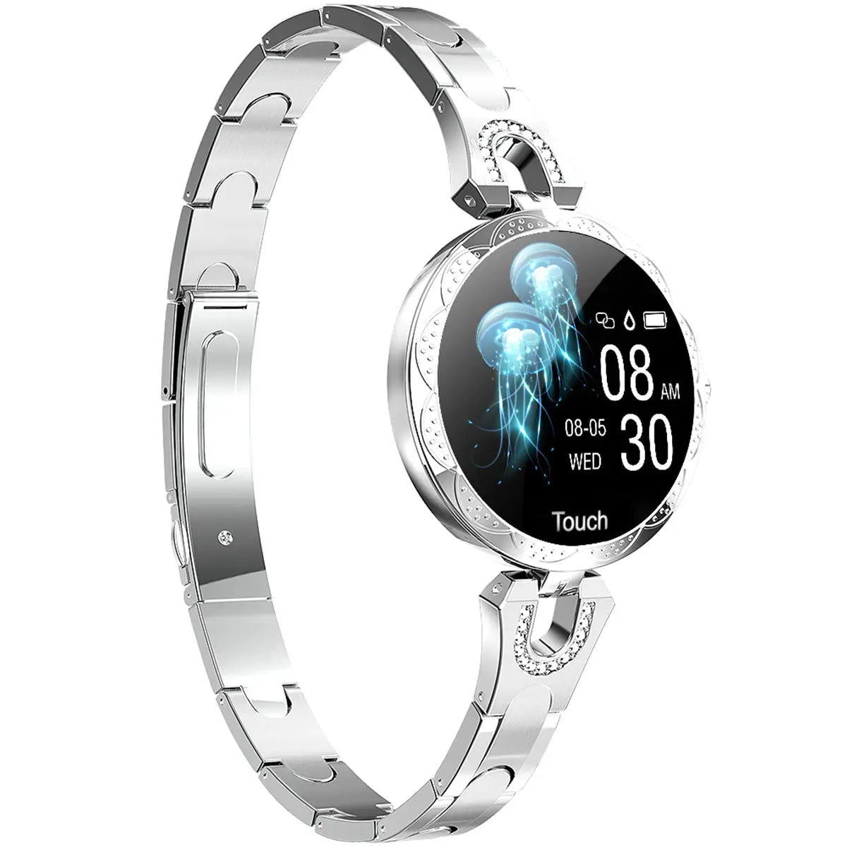 Smart Watch Reloj Inteligente Ak15 Lujo Dama Marca Fralugio