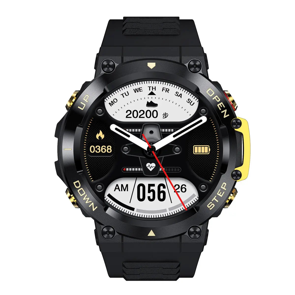 Reloj Inteligente Smartwatch Ak45 Fralugio Spo2 Hr Bp Sport Fralugio