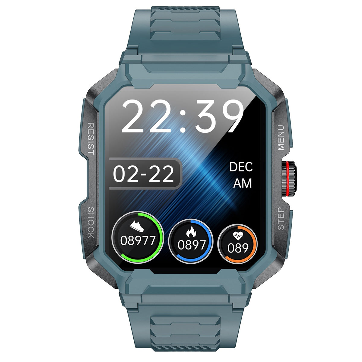 Smart Watch Reloj Ak47 Fralugio Rough Sport Hr 24hr Spo2 Hd