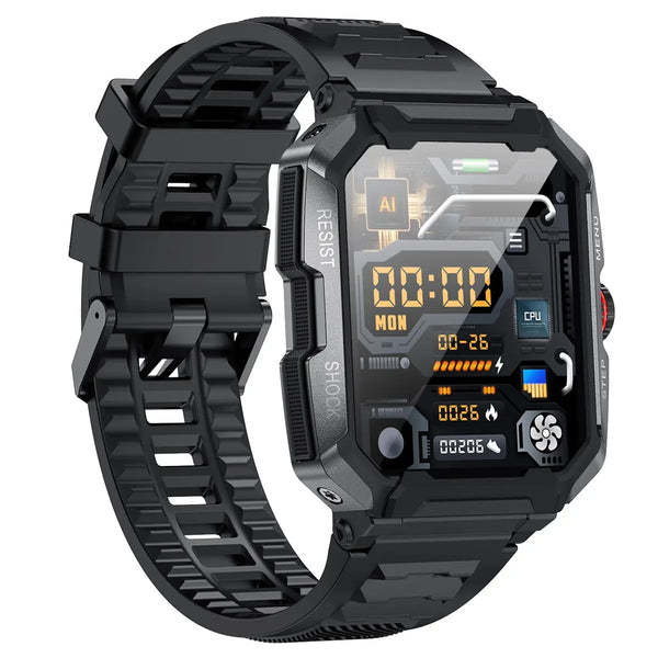 Smart Watch Reloj Ak47 Fralugio Rough Sport Hr 24hr Spo2 Hd Fralugio