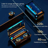 Audífonos Bluetooth 5.0 Con Manos Libres Fralugio Power Bank F9-5C