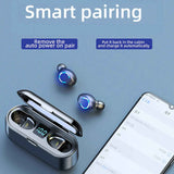 Audífonos Inalámbricos Bluetooth 5.0 F9-8 Fralugio con Power Bank True Wireless