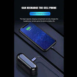 Audífonos Inalámbricos Bluetooth Manos Libres 5.0 F9 Fralugio control de volumen Power bank.