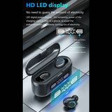 Audífonos Manos Libres Bluetooth 5.0 F9 Ulight Fralugio Power Bank True Wireless