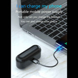 Audífonos Manos Libres Bluetooth 5.0 F9 Ulight Fralugio Power Bank True Wireless