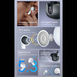 Audífonos Manos Libres Bluetooth S61 Fralugio 5.3 Bt Cvc 8.0