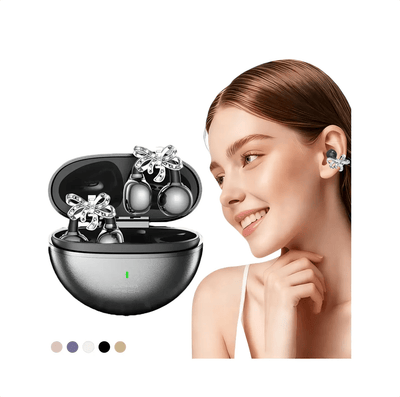 Auriculares Inalámbricos Bluetooth Mariposa Pendiente NEGRO - Gadgets y Tecnología en Fralugio México