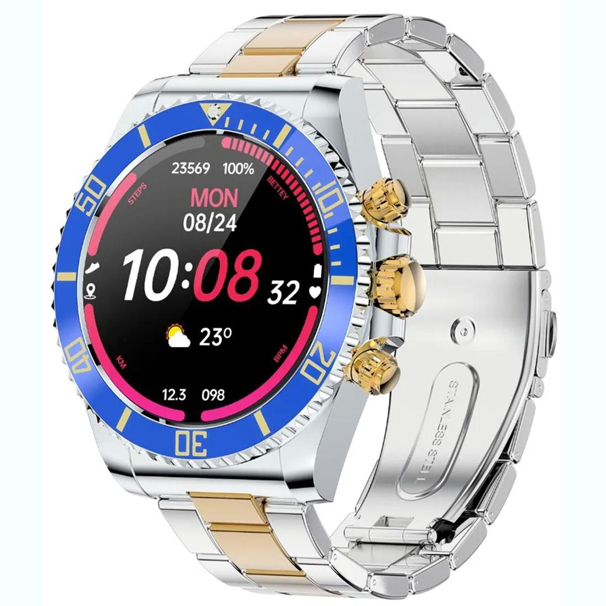 Smart watch reloj inteligente Aw12 Fralugio Full Touch HD Metal