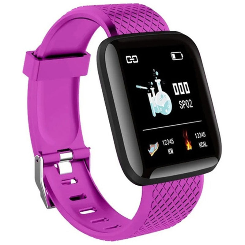 Smart watch Reloj Inteligente Podometro y Monitores de Salud Notificaciones 116 Plus