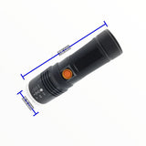 Lámpara LED T9 con función power bank, zoom e indicador de nivel de carga — imagen 4 de 4