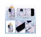 Calentador de Biberones Portátil, Bolsa para calentar biberones USB, Temperatura Ajustable