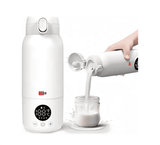 Calentador portátil de biberones y agua 480ml, control inteligente de temperatura, batería de larga duración.