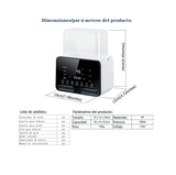 Calentador y Esterilizador de Biberones con Pantalla Táctil y Luz Nocturna WNQ-02