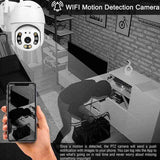 Camara De Seguridad Exterior Ip 1080p Fralugio Full Hd Led Wifi Ptz Ycc365 Plus