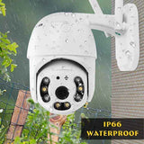 Camara De Seguridad Exterior Ip 1080p Fralugio Full Hd Led Wifi Ptz Ycc365 Plus